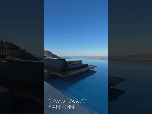 Is this the best infinity pool in Santorini? #santorini #greekislands #luxuryhotel