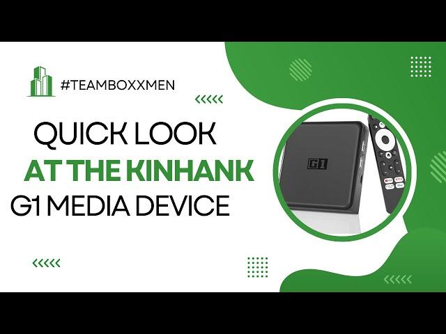 THIS IS THE KINHANK G1 MEDIA DEVICE  AND IT DELIVERS