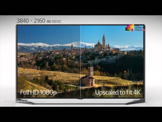 LG 4K Ultra HD TV- Ultra HD Engine Pro Upscaling