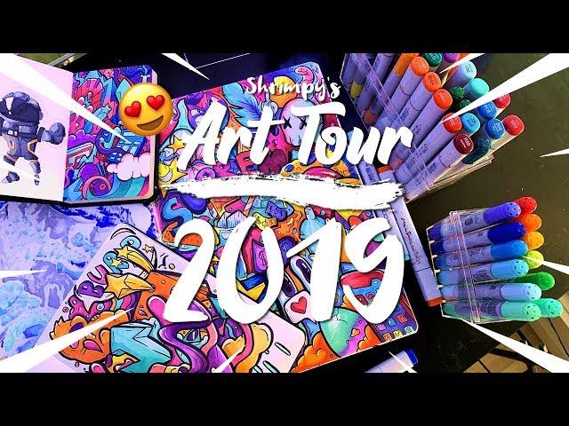 My DOODLE ART SETUP for 2019 !! **Epic**