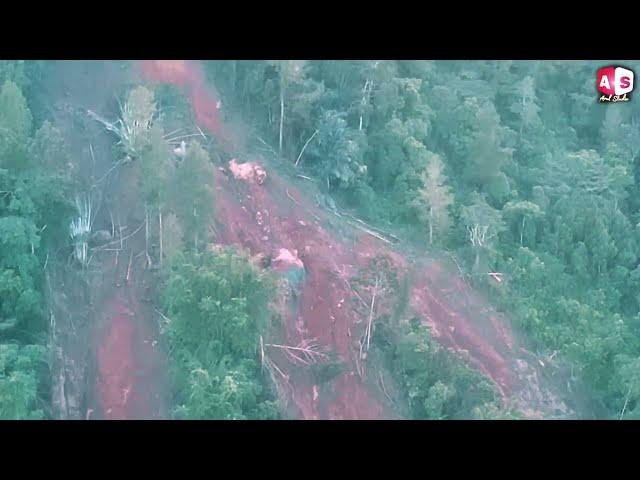 KONDISI PASCA LONGSOR DI SEREALE, KEC. TIKALA, KAB. TORAJA UTARA, SULAWESI SELATAN.