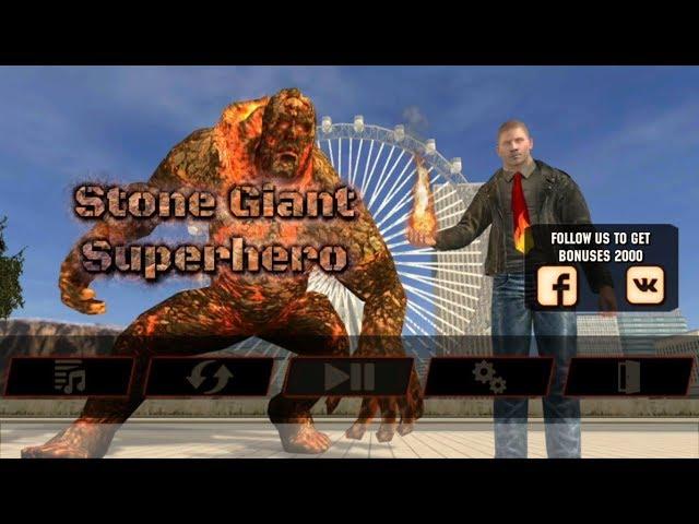 ► Stone Giant Superhero #2 (Naxeex Publishing) Naxeex Superhero Stoneman City Crime