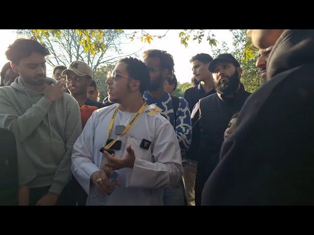 What made Shamsi become angry? Shamsi And Visitor Speakers Corner Sam Dawah