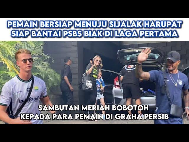 SKUAD PERSIB BANDUNG BERKUMPUL DI GRAHA PERSIB BERSIAP LAKONI LAGA PERDANA VS PSBS BIAK!