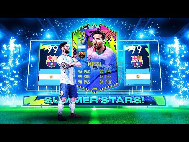 OMG 99 MESSI!!! SUMMER STARS PACKED!! FIFA 21 PACK OPENING