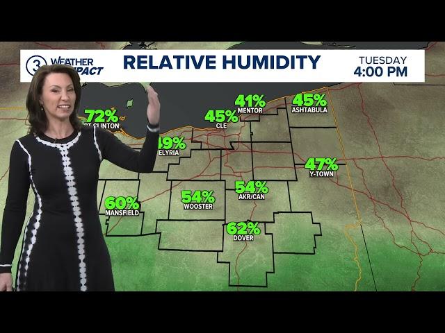 Cleveland weather: Cloudy with a few showers on Wednesday with temps in the low 60s