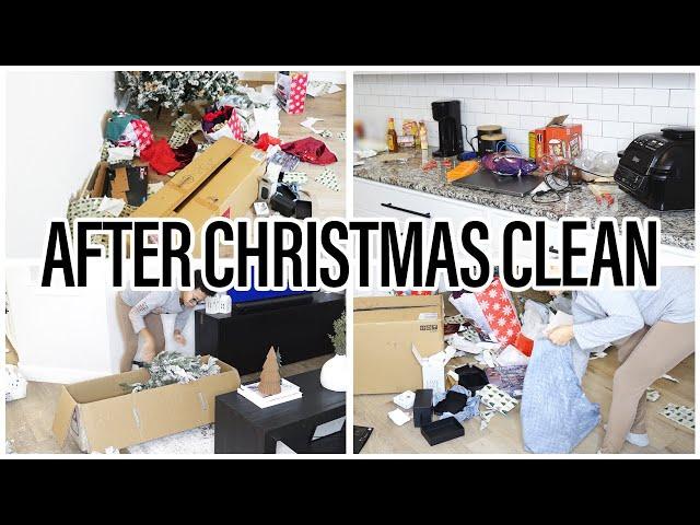 ALL DAY AFTER CHRISTMAS CLEAN WITH ME | EXTREME CLEANING MOTIVATION