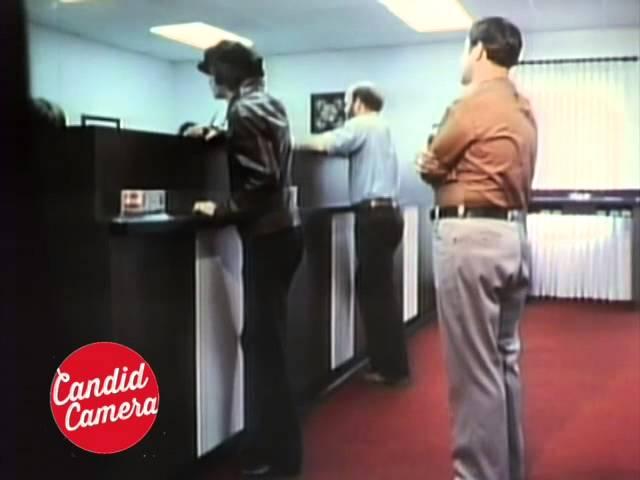 Candid Camera Classic: Stuck on Bank Line