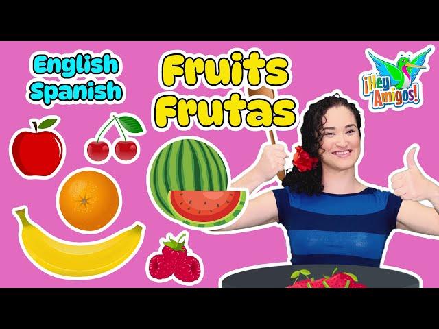 Fruit Names in Spanish and English: Interactive Bilingual Kids Song