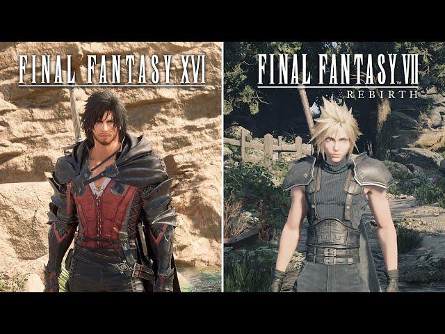 FF7 Rebirth VS. Final Fantasy 16 - Combat & Graphics Comparison