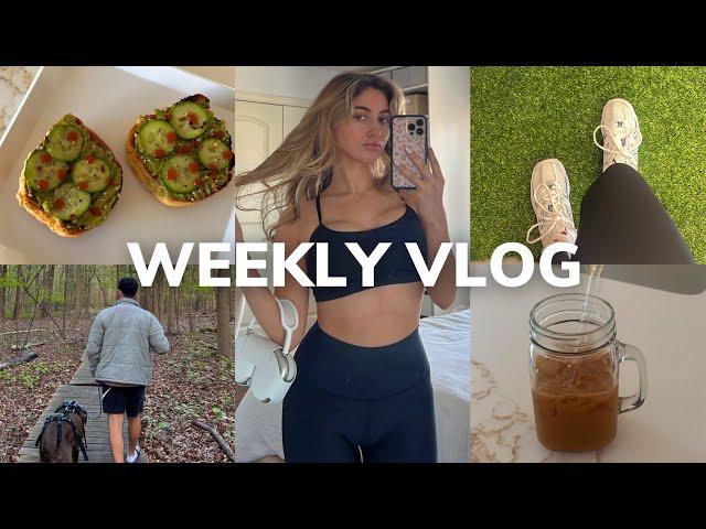 PRODUCTIVE WEEKLY VLOG  cleaning & organizing, working out & getting my life together!