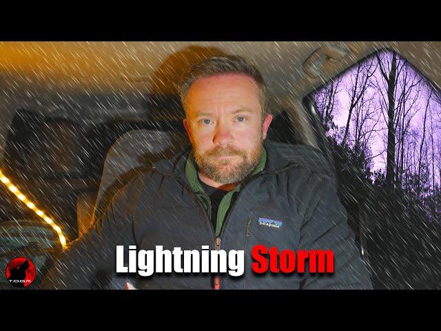 ️ Rare Winter Thunderstorm Attacks - Heavy & Lightning Rain Camp