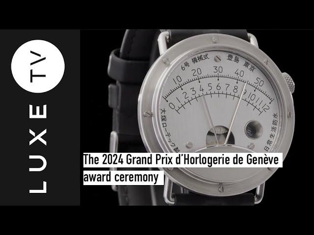 The 2024 Grand Prix d’Horlogerie de Genève award ceremony