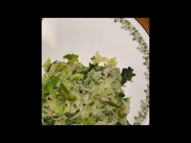 Mike's light version of cabbage