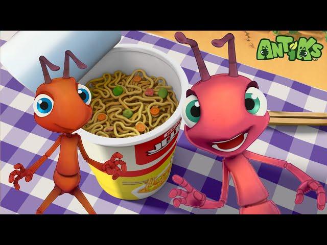 Cup Nuddle Chaos! NEW EPISODE| Funny Cartoons! | Funny Videos for kids | ANTIKS 