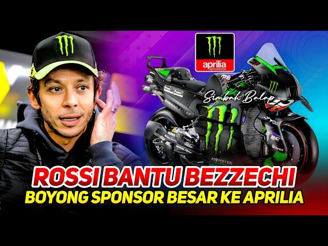 KEJUTAN  BEZZECCHI BOYONG SPONSOR MONSTER ENERGY KE APRILIA ~ ROSSI SEDANG NEGOSIASI DENGAN MONSTER