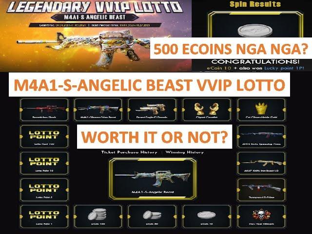 WORTH IT OR NOT? M4A1-S-ANGELIC BEAST LEGENDARY VVIP LOTTO CROSSFIRE PH