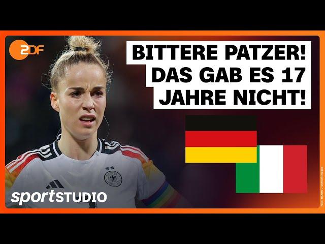 Deutschland – Italien Highlights | Frauen-Länderspiel | sportstudio