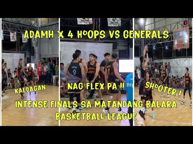 1st Time nangyare ! Double Champion  ang nangyare ! Adamh x 4 Hoops VS Generals