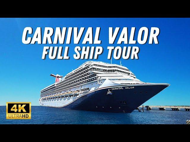 New Carnival Valor Full Ship Tour Deck by Deck - Ultimate Cruise Ship Tour