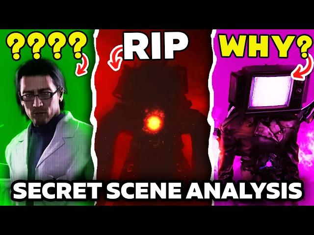 WHAT HAPPENED TO TITAN TV MAN?!! - Skibidi Toilet Episode 77 Secret Scenes Analysis