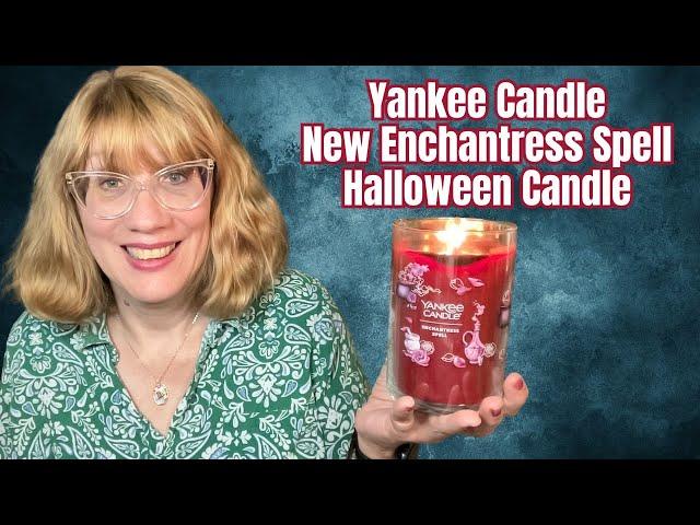 Yankee Candle New Enchantress Spell Halloween Candle First Impression!