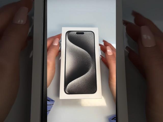 ASMR iPhone 15 Pro Max Unboxing  #shorts #asmr #unboxing #apple