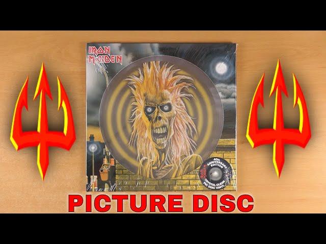 IRON MAIDEN 40TH ANNIVERSARY PICTURE DISC UNBOXING REVIEW