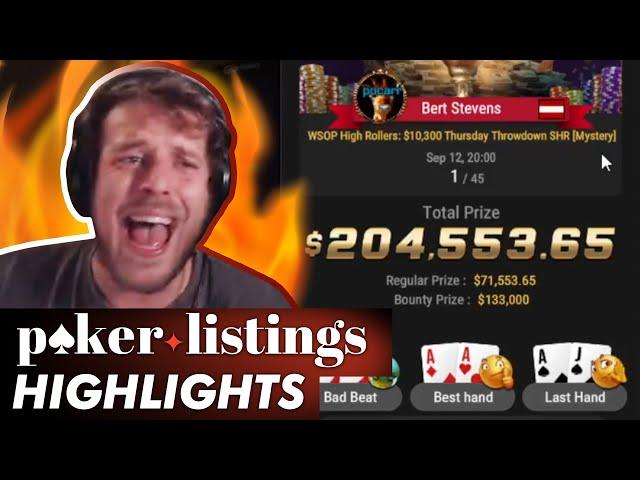 Girafganger7 wins $200k in a WSOP High Roller! Online Poker Highlights!