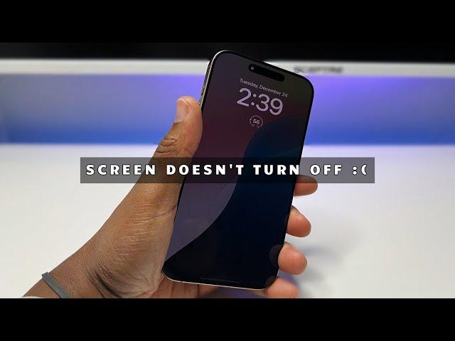 How to Turn Off iPhone Screen, Display Always On, Dim and Won't Turn Off • iPhone 16s