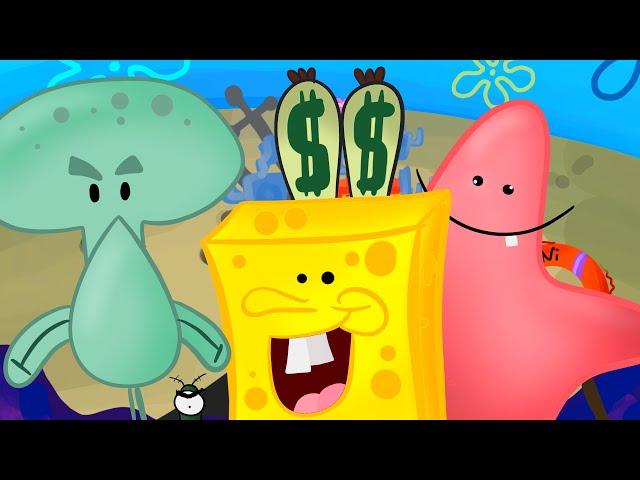 A stereotypical/classic SPONGEBOB SquarePants Episode | in 2 Minutes | animated Recap Cartoon |