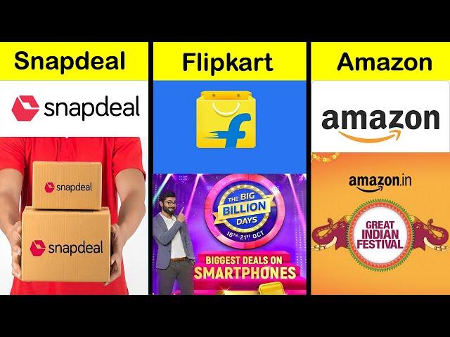 Snapdeal vs Flipkart vs Amazon Full Comparison in Hindi | Amazon vs Flipkart vs Snapdeal