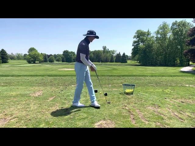 Golf swing fundamentals - Stop the over the Top move - Perfect drill to get from the inside