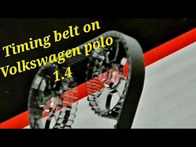 How to change the timing belt and water pump on Volkswagen polo 1.4 (kamremsbyte)