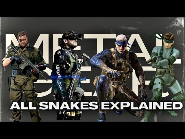 All Snakes Explained in Metal Gear Solid!