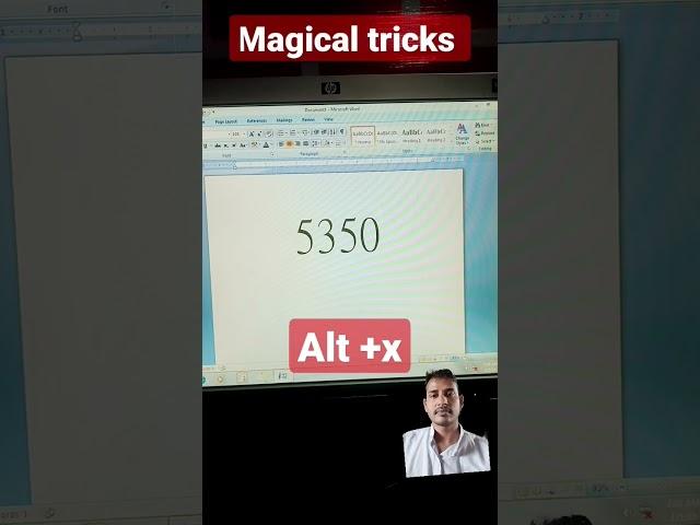 Magic 🪄 tricks in ms word #excel #computer #windows #python #coding #msword