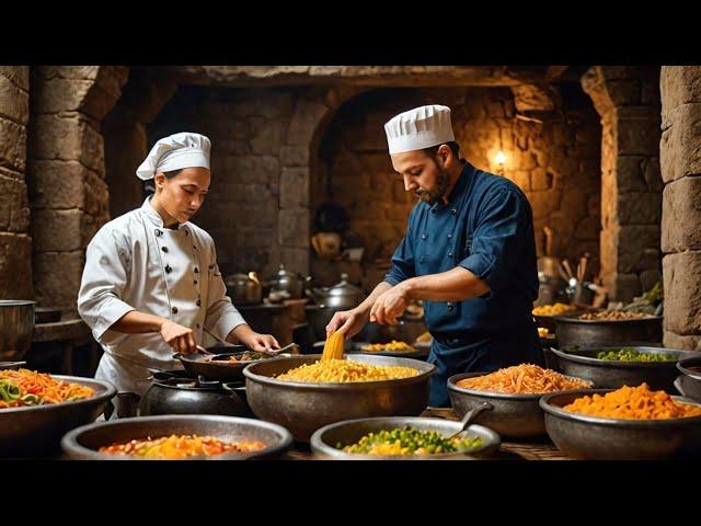 Making Food for 50,000 People INSIDE Ancient Temple! (MUST SEE) || The Foodie Hat