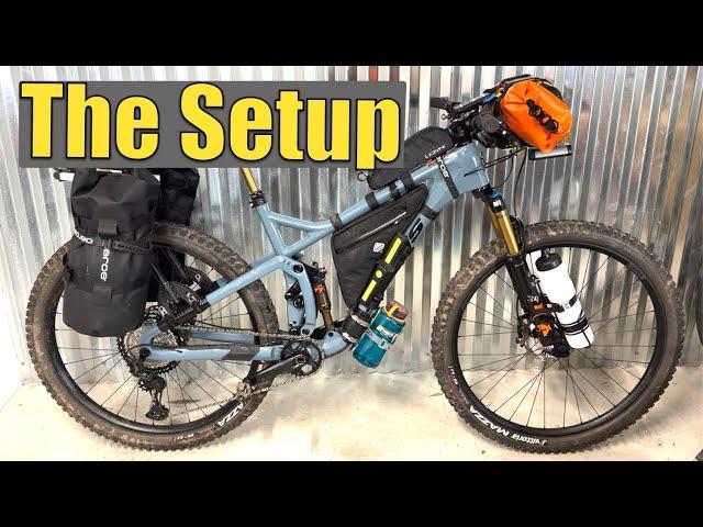 Bikepacking setup MTB Full Suspension