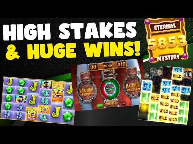 OMG BIG WINS - HIGH STAKES AND MAX WINS! - LIVE HIGHLIGHTS FROM BOB AND TOM