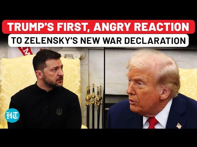 Trump's First Reaction To Zelensky's New War Declaration, Even As USA Stops Army Aid| Ukraine,Russia