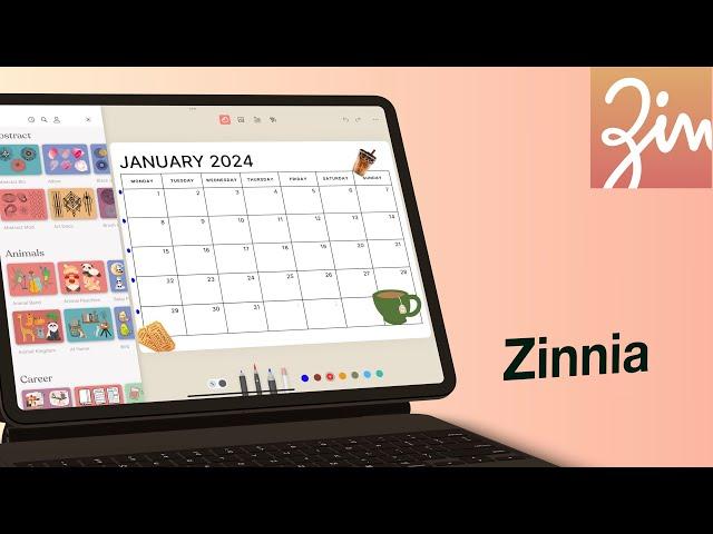 Zinnia planner & journal for iPad | complete review