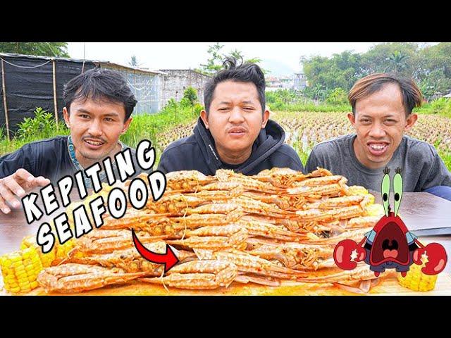 KACAU ! PAGI PAGI MUKBANG SEAFOOD KEPITING | MUKBANG SEAFOOD KEPITING RAJUNGAN