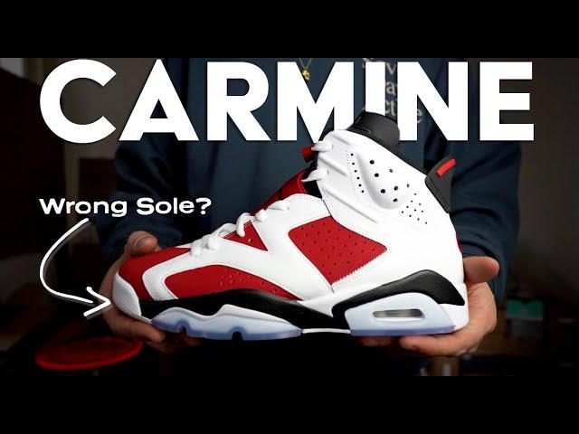 AIR JORDAN 6 CARMINE Review, Unboxing & On-Feet