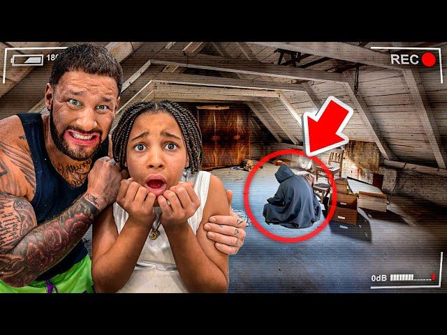 Hiding a CAMERA in our HAUNTED ATTIC to CATCH A GHOST