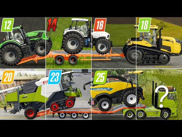 Fs12 Vs Fs14 Vs Fs16 Vs Fs18 Vs Fs20 Vs Fs23 Vs Fs25 | Loading Vehicle In Truck | Timelapse