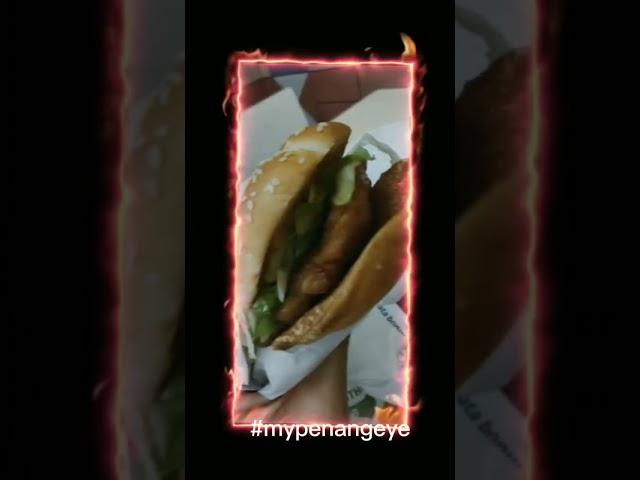 McDonald's GCB Grilled Chicken Burger compared to the picture #mypenangeye #mcdonaldsmalaysia #gcb