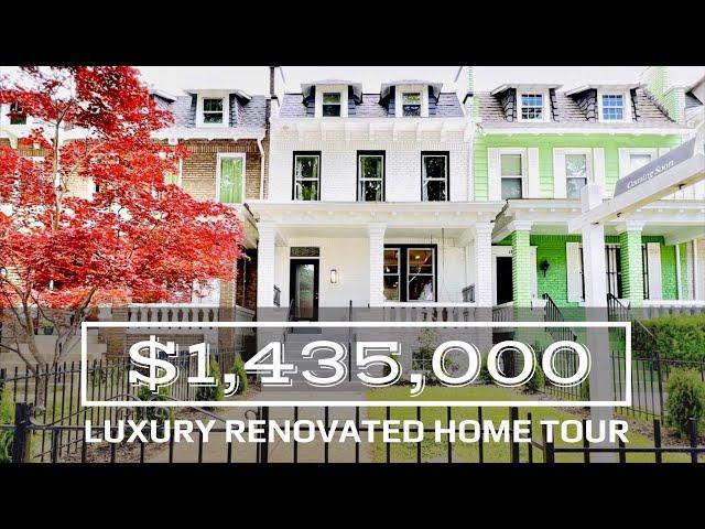 MUST SEE! - Capitol Hill NE Washington, DC - Luxury Renovated Home Tour - Million Dollar Listing