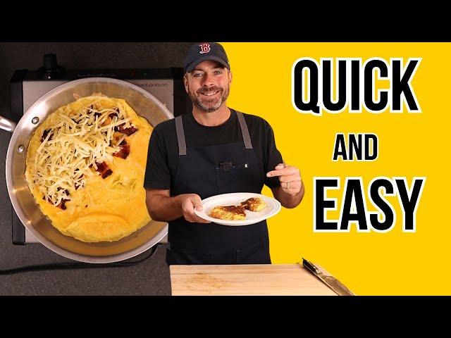 How to Make An Omelet | Bacon Egg and Cheese