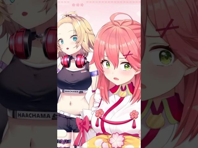Miko gets spooked by sudden appearance of Haachama  [Hololive/clip]