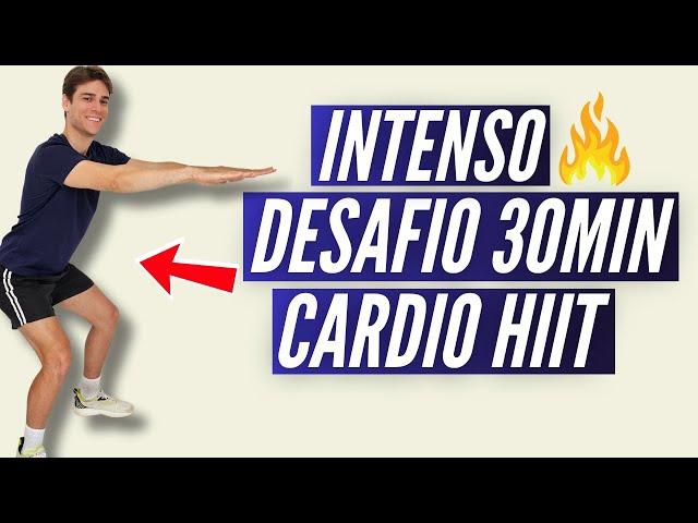 Treino Hiit de 30 MIN para gastar 500 calorias - sem repetições, sem equipamentos (em casa)